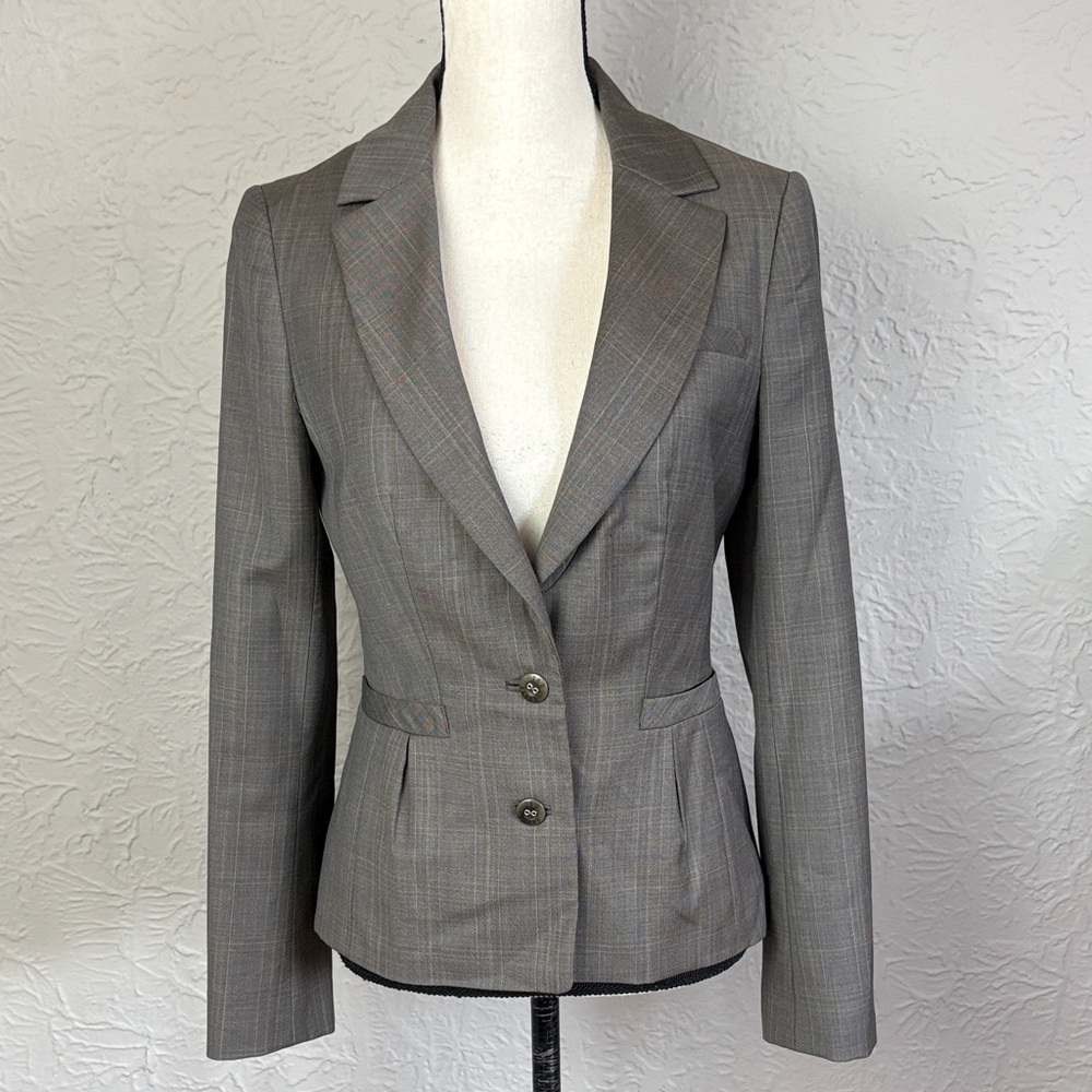 Ted Baker London Plaid Fitted Blazer